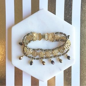ROBERT ROSE goldtone bracelet